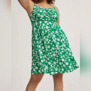 Green Floral Sundress